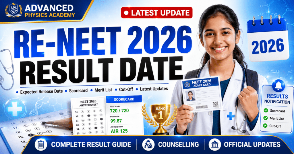 re neet result date 2026